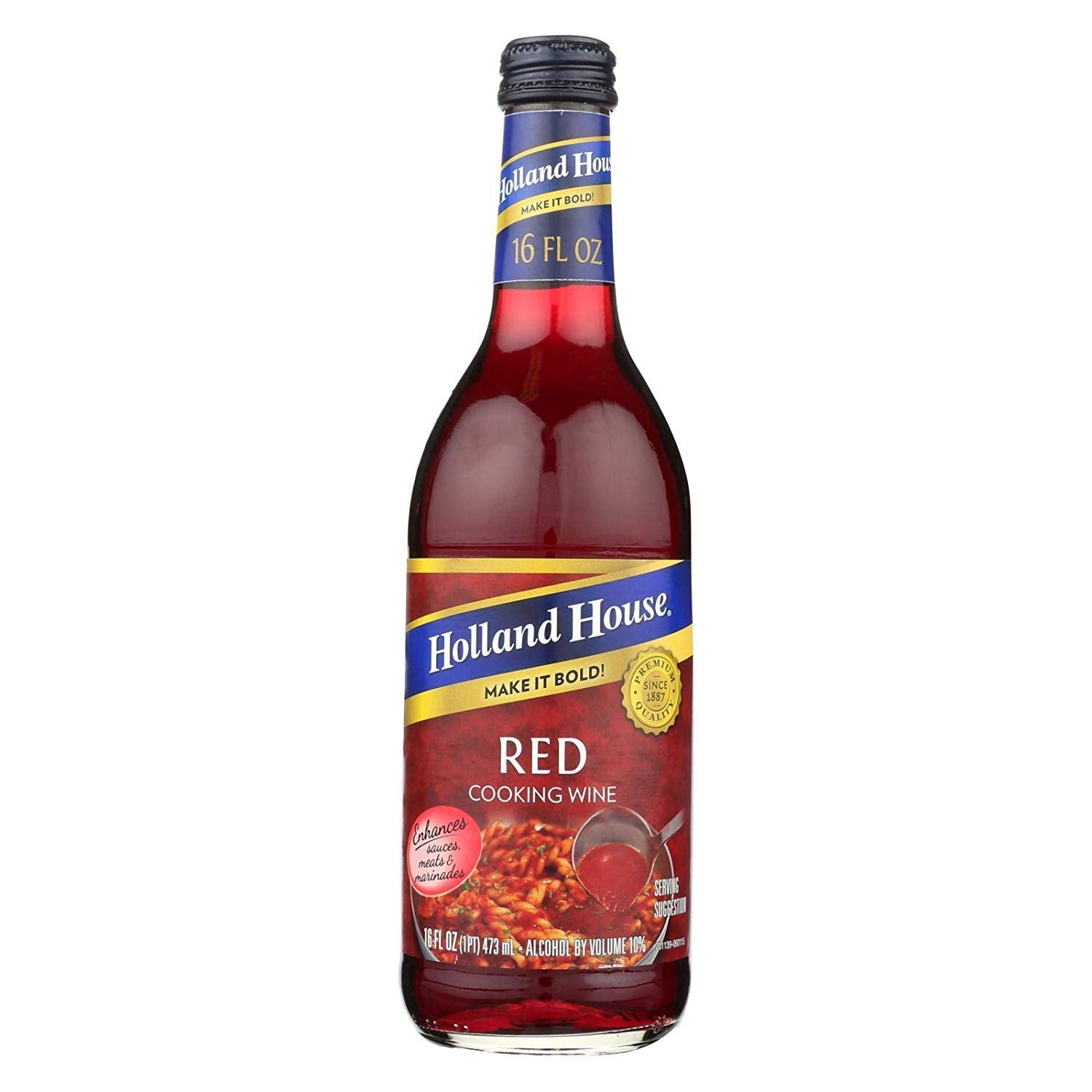 Holland House Red Cooking Wine, 16 Ounce, One Size, No Color, Model 072412010038