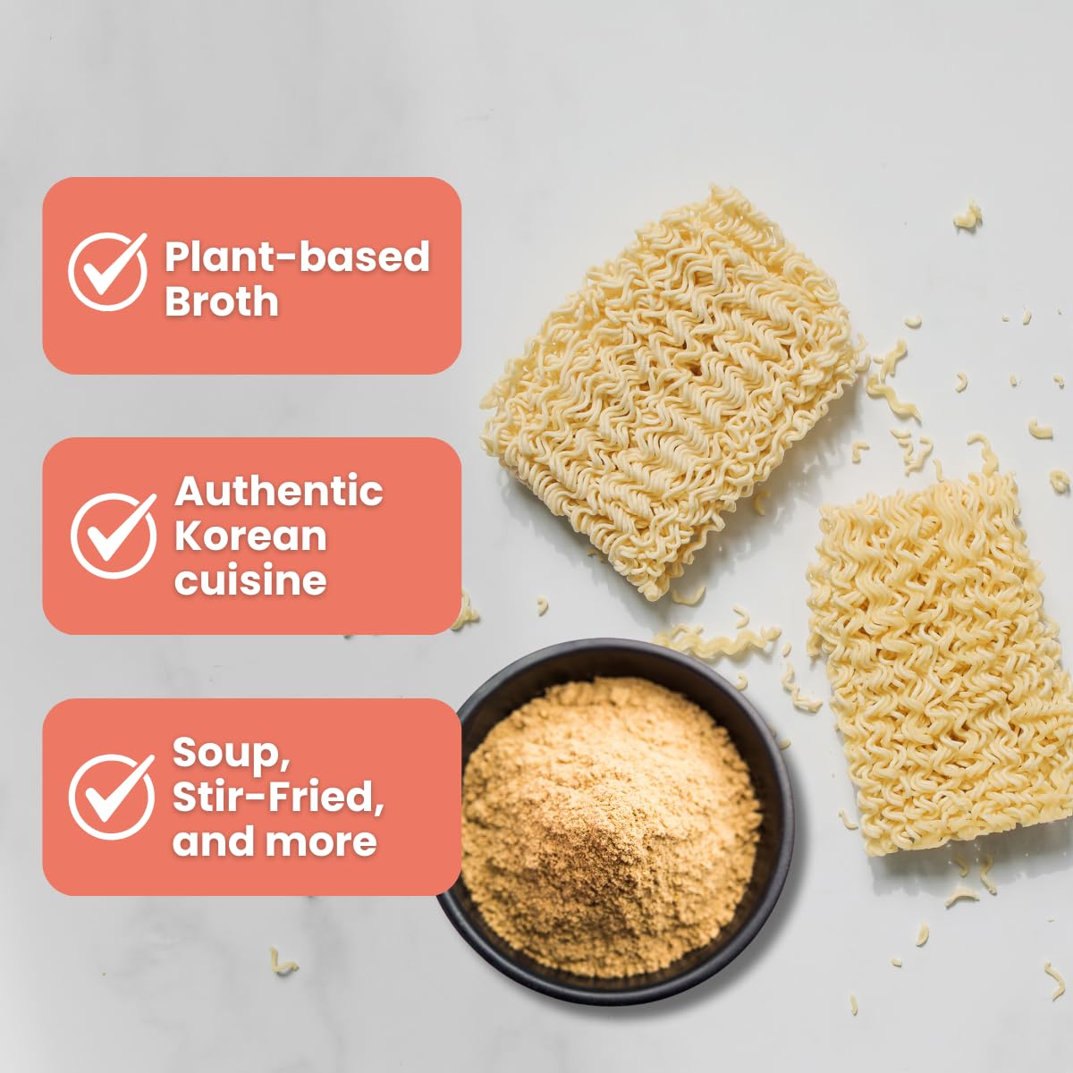 UNHAS ASIAN SNACK BOX Korean Chicken Ramen Soup Powder, Instant Seasoning, 5.29oz Pack, Umami Flavor