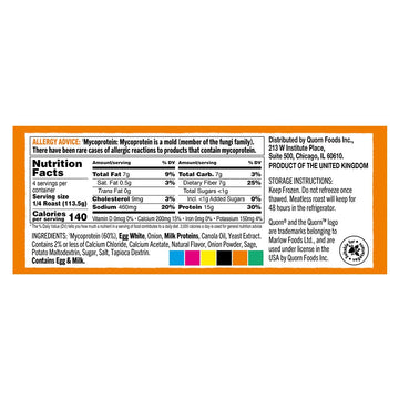 Quorn, Roast Meatless Turkey Style, 16 Ounce (Frozen)