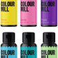 Colour Mill Pool Party Pack Water-Based Food Coloring, 6 Colors, 120ml (4.08 Fl Oz)