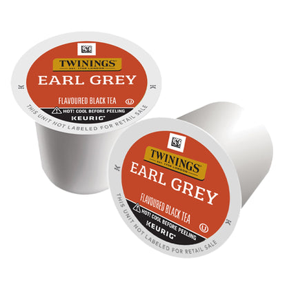 Twinings Earl Grey Black Tea K-Cup Pods for Keurig, 56 Count (Pack of 1), Flavoured with Citrus & Bergamot, Caffeinated, Enjoy H