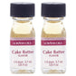 LorAnn Cake Batter SS Flavor, 1 dram bottle (.0125 fl oz - 3.7ml - 1 teaspoon) -2 Pack