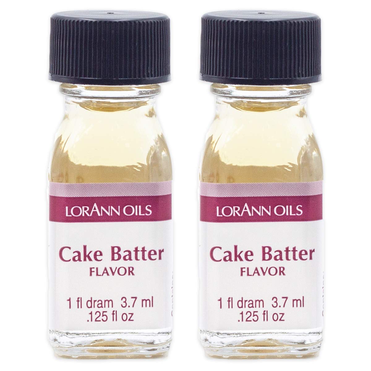 LorAnn Cake Batter SS Flavor, 1 dram bottle (.0125 fl oz - 3.7ml - 1 teaspoon) -2 Pack