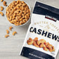 Kirkland Butter Toffee Cashews 24 Oz with MORALZA Silicone Collapsible Cup 200ml - Perfect Snack Bundle for Nut Lovers