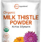 Micro Ingredients Organic Milk Thistle Tea Powder, 3.5 oz, Non-GMO, Vegan, Eco-Friendly Recyclable Bags, 400 Servings