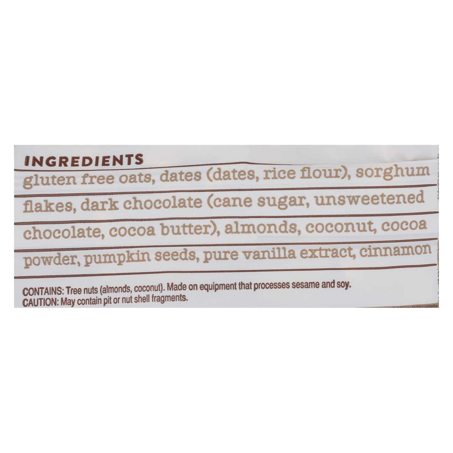 Seven Sundays, Muesli, Cocoa&Coconut, Pack of 6, Size - 12 OZ, Quantity - 1 Case