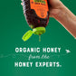 Nates Organic 100% Pure, Raw & Unfiltered Honey - USDA Certified Organic - 16oz. Squeeze Bottle