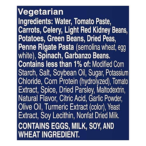 Progresso Soup, Vegetable Classics, Minestrone Soup, 19 Oz Cans (Pack Of 6)