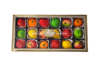 Bergen Marzipan - Assorted Fruit Shapes (18pcs.) by Bergen Marzipan [Foods]