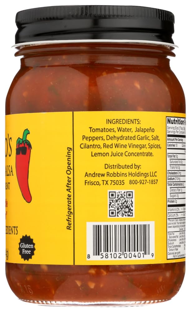 Mateos Gourmet Salsa Medium 16 Oz (Pack Of 6)