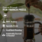Canopy Point Coffee Honduras Dark Roast, Coarse Ground for Cold Brew & French Press, 12oz, Non-Toxic Air Roasted