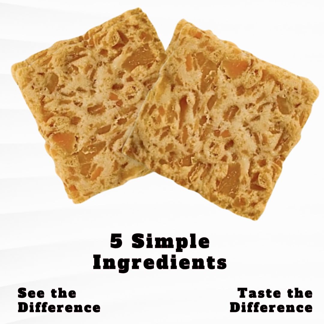 Roasted Coconut Crackers - Vegan Snack & Gluten Free Cracker Made with 100% Real Coconut - Organic, Dairy Free, Non-GMO, Lightly
