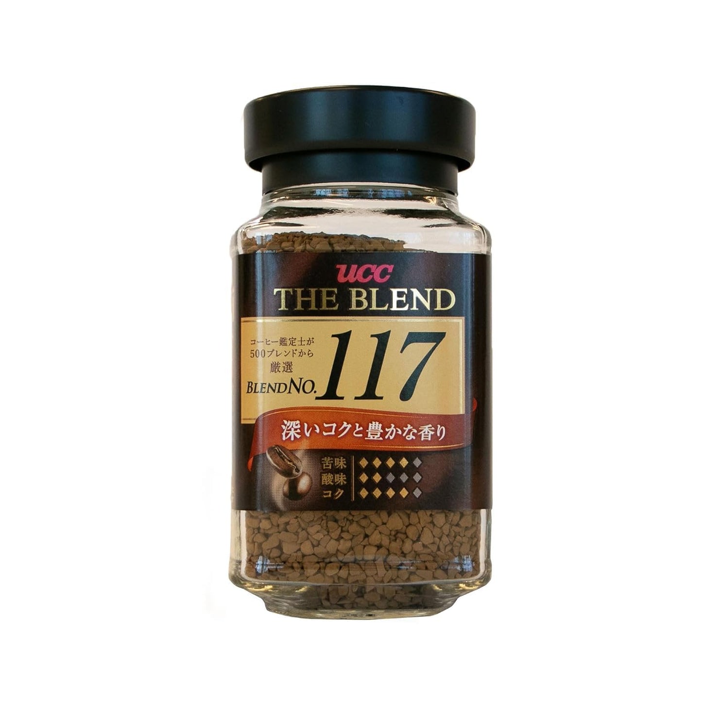Ucc The Blend 117 Instant Coffee, Instant Black Coffee, Rich Flavor, Imported From Japan, 3.17 Oz (90 G), Pack Of 2