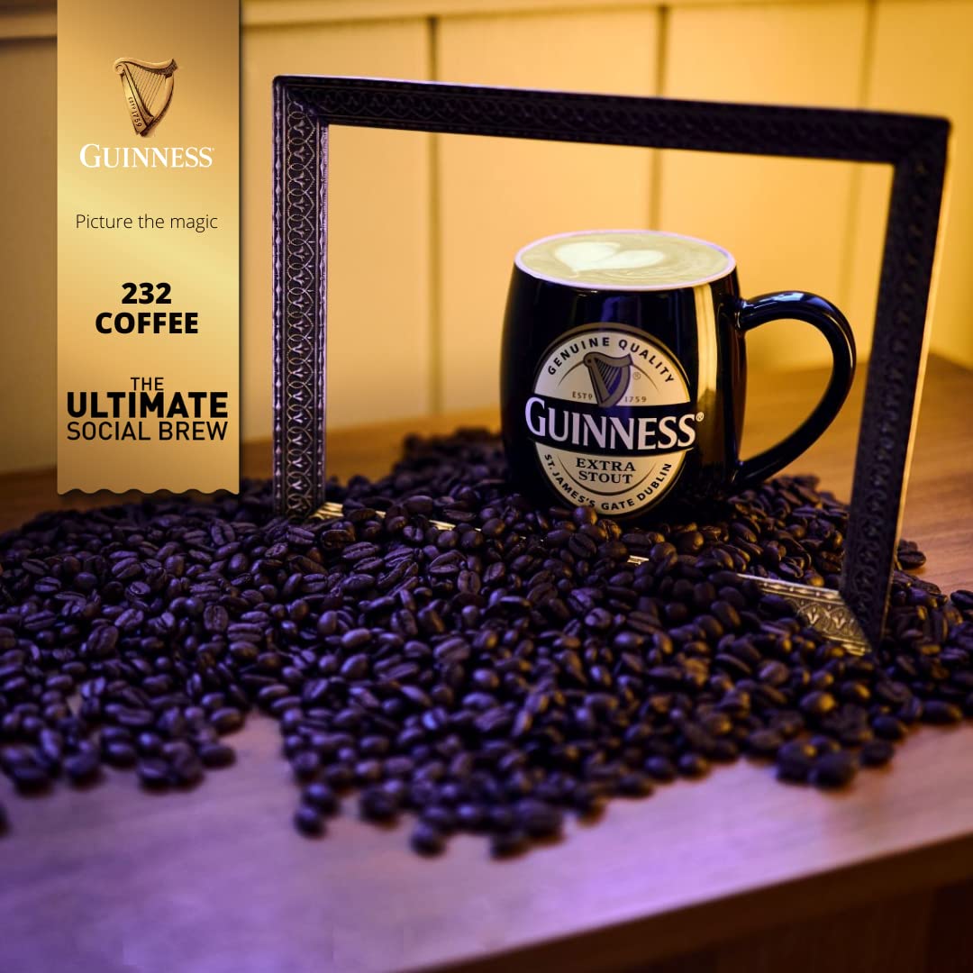 Exclusive, Limited Edition Guinness Coffee '232' Brew By Tiki Tonga Coffee Roasters. Roasted In The United Kingdom (Whole Roaste