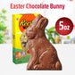 Milk Chocolate Bunny, Easter Candy Gift Box, 5 Oz. Ideal For Kids And Adults, Decadent Chocolate Bunnies For Gifting And Sharing