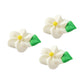 OCREME Swirl Royal Icing Sugar Flower Decorations Set of 15, 1 Inch, White, Model OCRIF-36