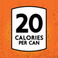 Green Orangeade - No added Sugar, 10% Real Orange Juice, 20 Calories per can, Naturally Sweetened with 100% Stevia Leaf Extract,