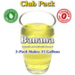 Gramzero All Natural Banana Zero Calorie Sugar Free Drink Mix, Great For Nutrition Club Loaded Tea, Stevia Sweetened