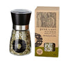 Mount Zero Pink Lake Salt Grinder with Glenelg River Herbs - 3.52  Oz Refillable Glass Spice Grinder, Rosemary  Thyme  Oregano