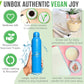 Vegan gift basket with premium vegan gifts for women and men - Gifts for vegans - Plant-Based, Allergy-Friendly, Organic - Cool