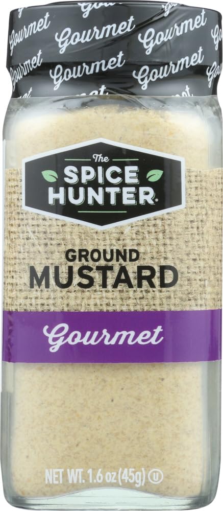 The Spice Hunter Ground Yellow Mustard, 1.6-Ounce Jar (Pack of 6)