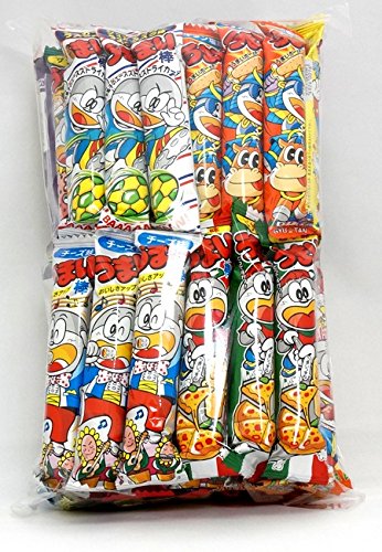 Dagashi Assorted Japanese Snack Pack - 50 Umaibo Snacks, 11 Varieties, 50 Count