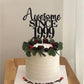 25Th Awesome Since1999 Cake Topper Cheers To 25 Years Birthday Cake Pick 25 Fabulous Cake Decoration For Happy 25Th Birthday Ann
