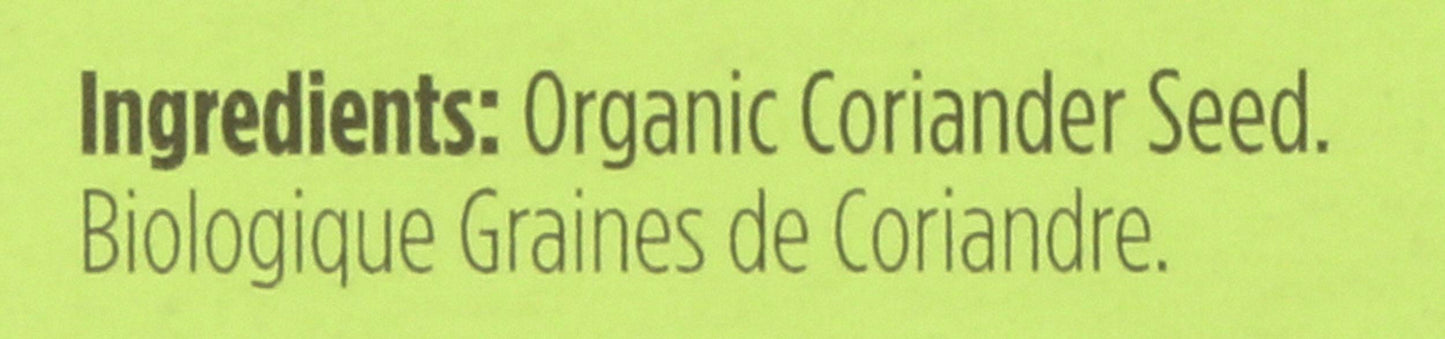 Spicely Organic Coriander Seeds 0.3 Oz Certified Gluten Free