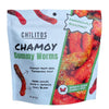 Chilitos Sweet, Sour & Spicy Chamoy Candy - Gummy Worms, 6 oz Bag, Authentic Mexican Dulces Enchilados
