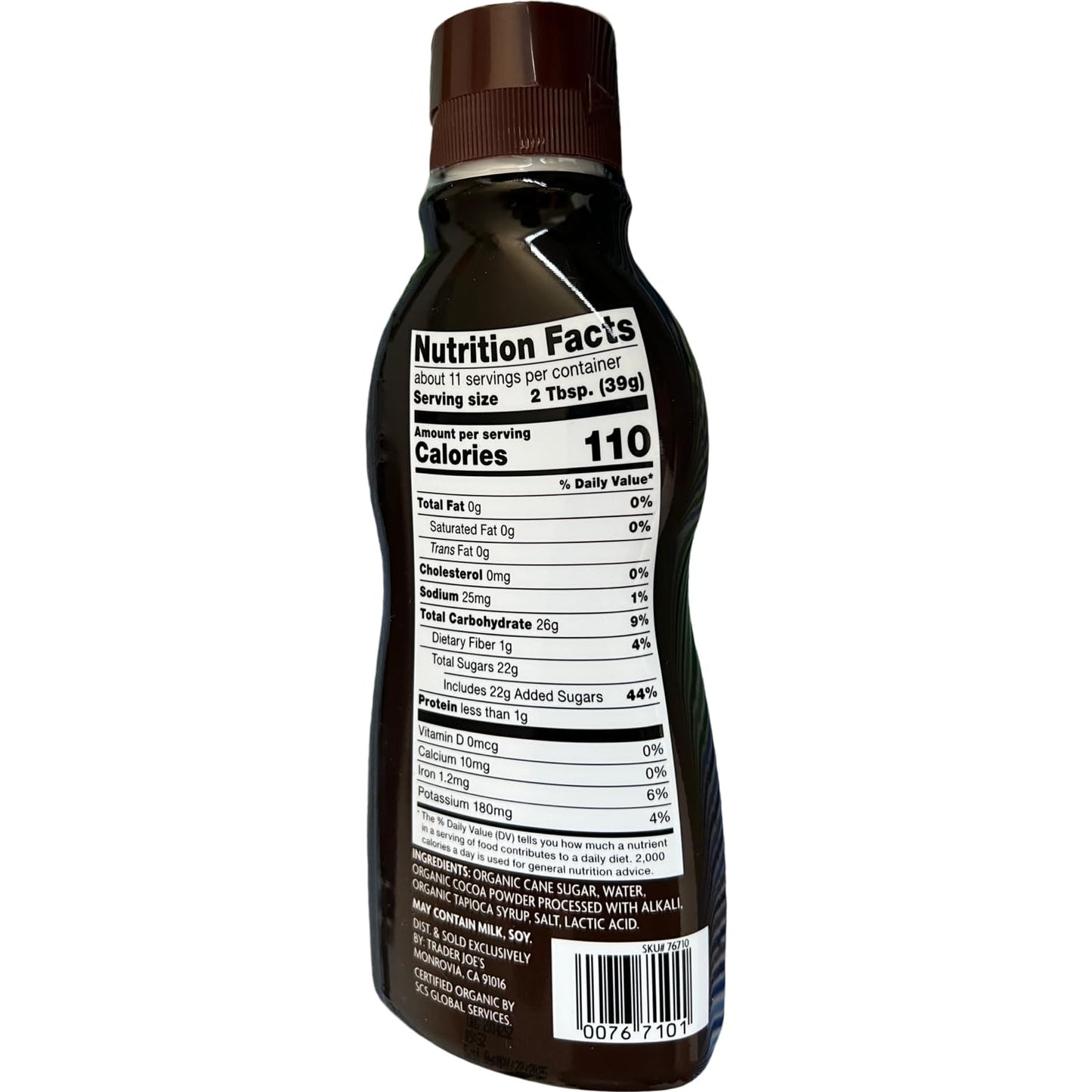 Trader Joe'S Organic Midnight Moo Chocolate Syrup (15.8 Oz)