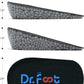 Dr. Foot'S Height Increase Insoles, Heel Cushion Inserts, Heel Lift Inserts For Leg Length Discrepancies (0.6'' Height, Black)