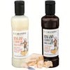 Carandini Italian Cheese Dressing Duo Set -Sweet White Vinegar & Balsamic Vinegar of Modena with Parmigiano Reggiano- 2X 8.45fl 