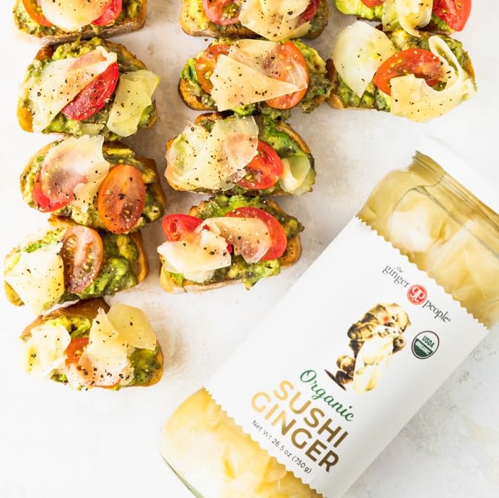 The Ginger People Organic Minced Ginger, No Artificial Ingredients, 25 oz (Pack of 6)