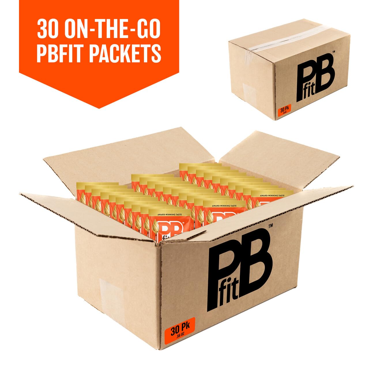 Pbfit Classic Peanut Butter Powder Packets, Powdered Peanut Spread From Real Roasted Pressed Peanuts, 8G Of Protein 8% Dv Per Pa