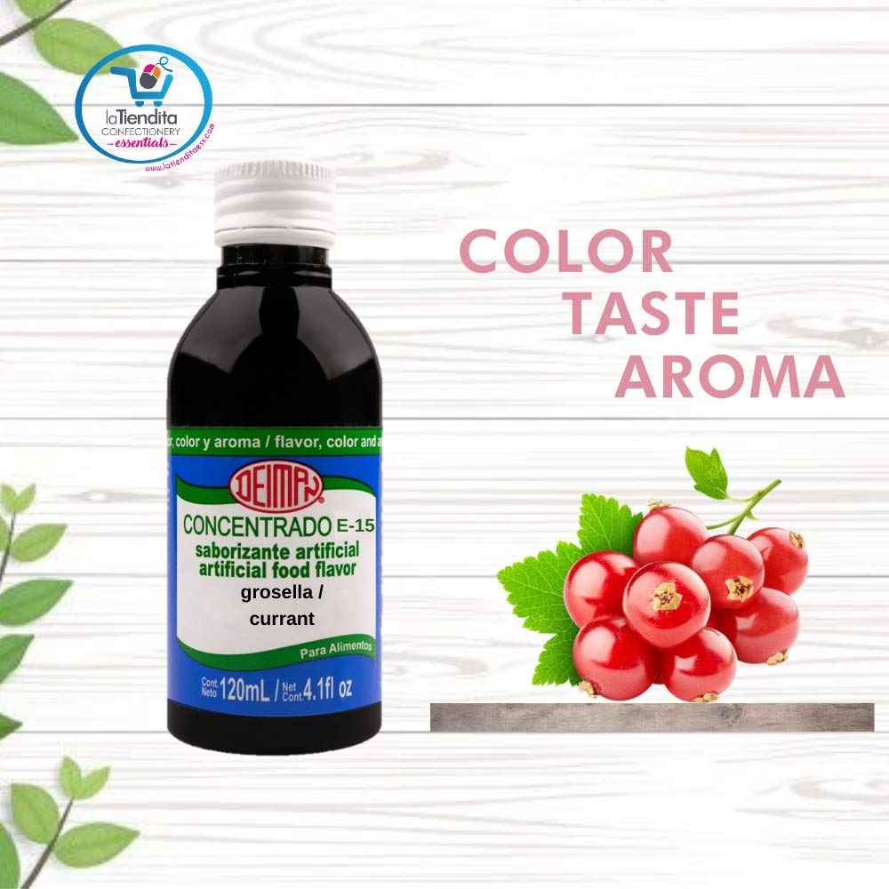 Deiman Artificial Food Flavoring Currant Concentrate E-15 (4 Fl Oz)