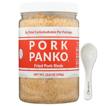 Pork Panko 12oz Fried Carb Pork Rinds - Pork Rind Crumbs - Pork Panko Crumbs