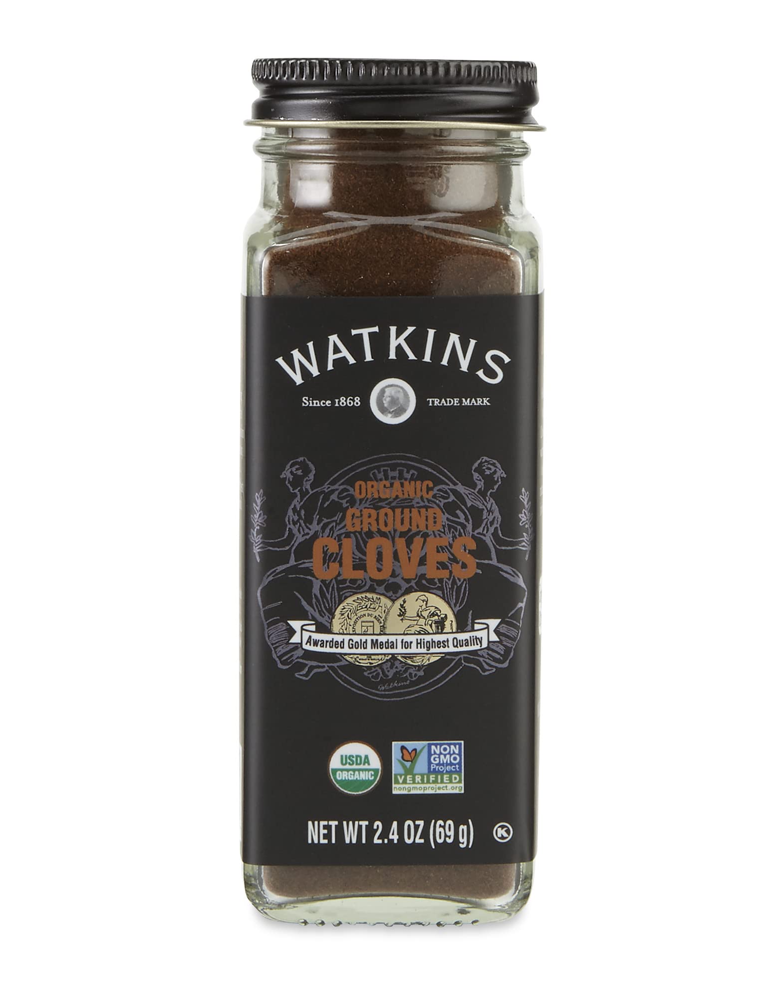 Watkins Gourmet Organic Spice Jar Ground Cloves 2.4 Ounce