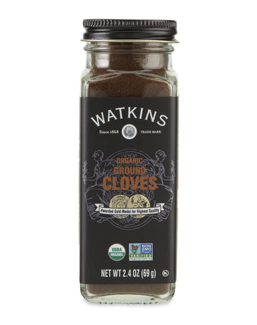 Watkins Gourmet Organic Spice Jar Ground Cloves 2.4 Ounce