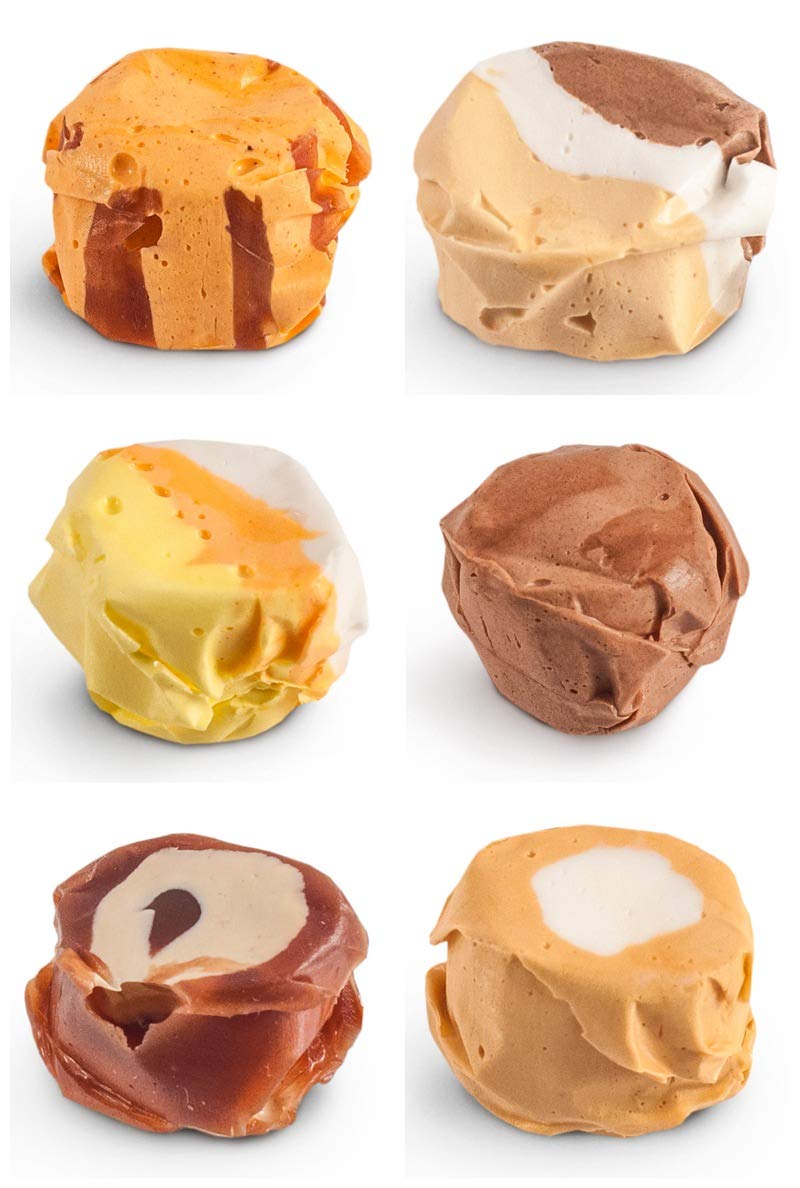 Taffy Shop Fall Favorites Mix Salt Water Taffy - Small Batch Salt Water Taffies Made In The Usa - Super Soft, Sweet, Taffy Candy