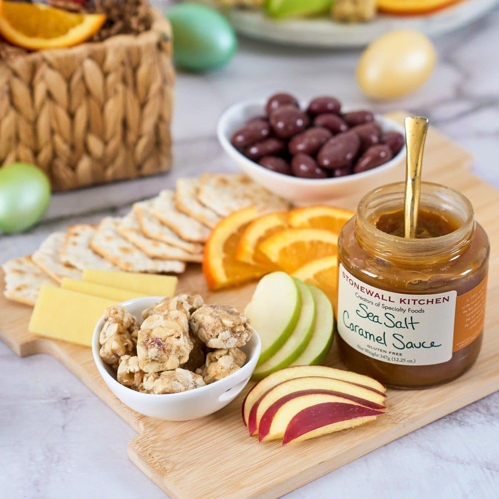 Easter Fruit Basket Of Fresh Fruits, Cheese, Caramel Sauce And Chocolate By Gourmetgiftbaskets.Com