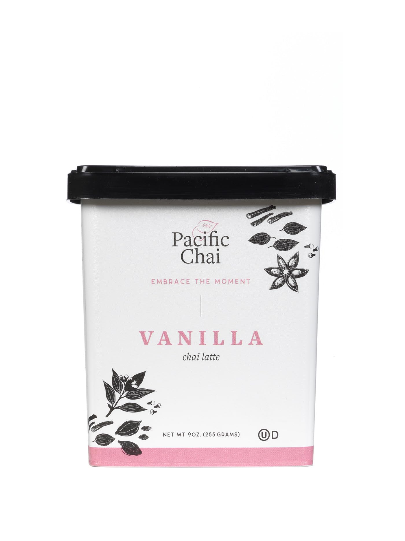 Pacific Chai Latte Mix Variety Pack, 1 Vanilla Chai Latte & 1 Spice Chai Latte, 9 Ounce Canisters (2 CT Variety Pack)
