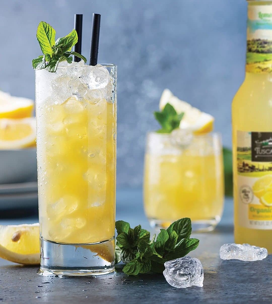 Tuscanini Organic Cold Pressed Sparkling Lemon Soda (6 Pack) Contains 16% Real Juice! No Food Coloring or Artificial Flavors, Pr