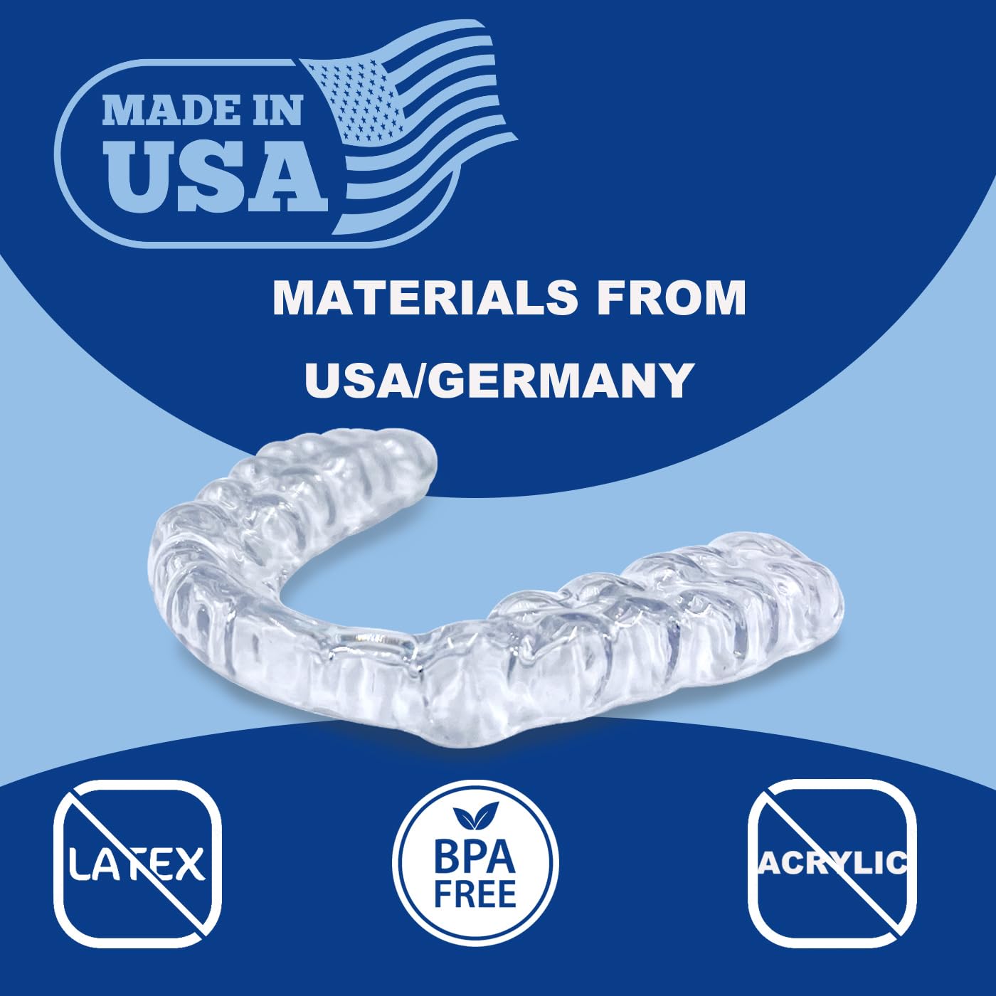 Sweetguards - Custom Dental Night Guard, Durable Mouth Guard For Bruxism, Teeth Grinding & Clenching, Relieve Soreness In Jaw Mu