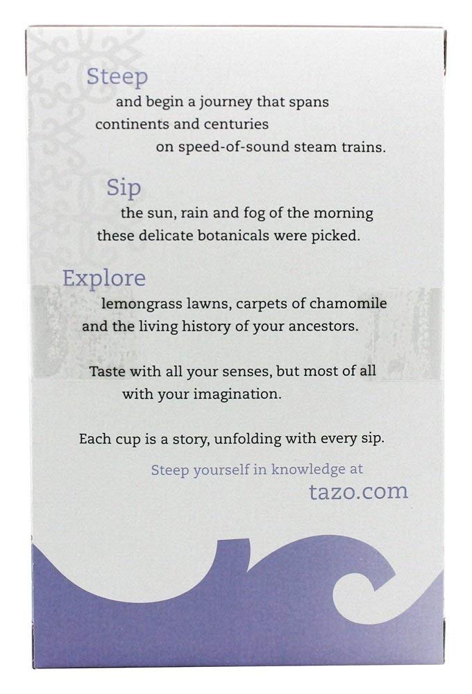 Tazo All Natural Black Tea Earl Grey -- 20 Tea Bags ( 3 Pack)