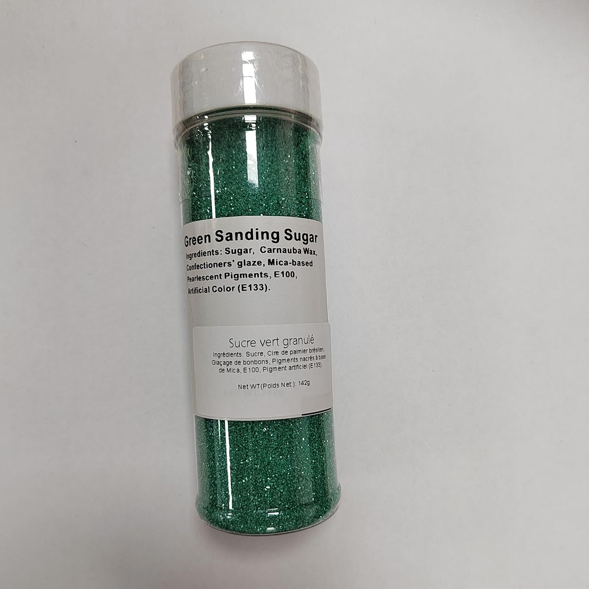 Ephvodi Sanding Sugar, Edible Green Sugar Sprinkles, Sugar Crystals Mix For For Cake Decorating, Baking, Cookie, Cupcake, Ice Cr
