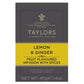 Taylors Of Harrogate Lemon & Ginger Herbal Tea, 20 Count