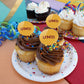 GRAPHICS & MORE UMD Secondary Logo Cupcake Picks Set of 6 | Acrylic | One Size | University of Minnesota Duluth
