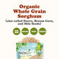 Food To Live Organic Whole Grain Sorghum, 25 Pounds – Non-Gmo White Groats. Raw Milo Seeds. Vegan, Bulk Broom-Corn. Durra Is Great For Making Flour And Popped Jowar Dhani