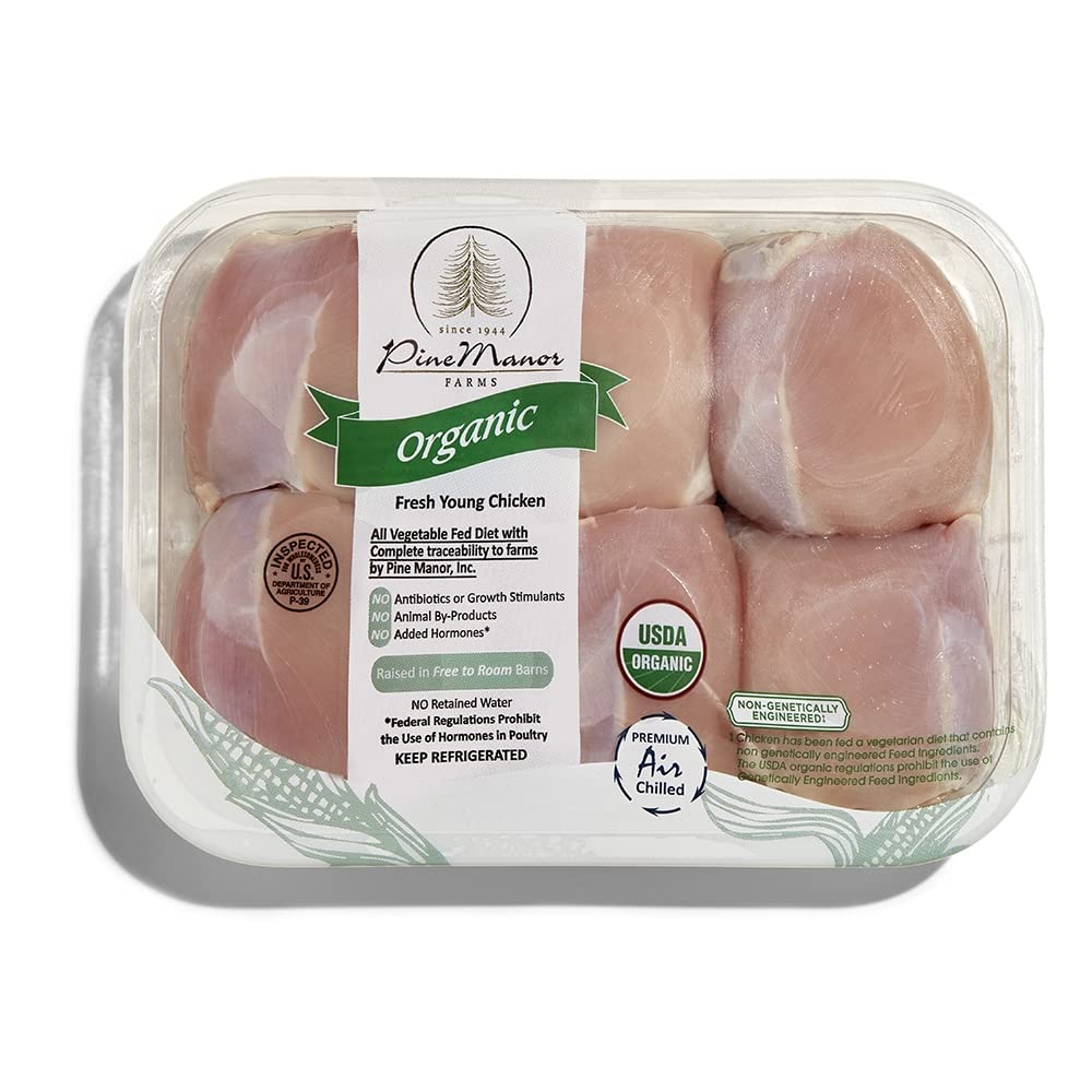 Pine Manor Organic Boneless Skinless Chicken Thighs