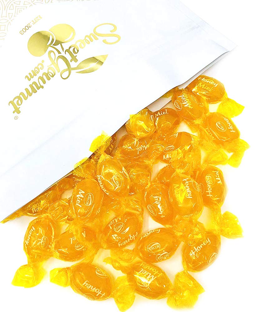 Arcor Honey Filled Hard Candy | Wrapped Bulk Candies | Soft Honey Center | 4 Pounds